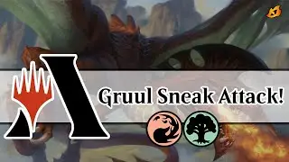 Gruul RAAAGE! | Gruul Sneak Attacks | Standard Jank | MtG Arena | Ikoria Lair of Behemoths