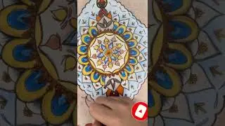 It looks like magic from Persia 😍🌀#shorts #persiancarpets #mandala