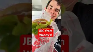 Junior Bacon Cheeseburger from Wendy&rsquo;s! #delicious #cheeseburger #wendys #fastfood #review