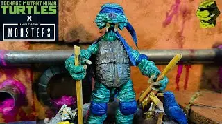 Leo  Becomes The Mole Man Turtle - TMNT x Universal Monsters