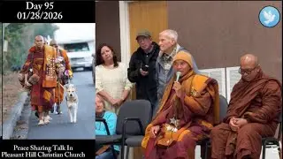 Day 95: Peace Sharing Talk at Pleasant Hill Christian Church in Gasburg_ Varginia | Walk For Peace 
