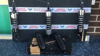Harley Davidson progressive 440 shock absorber upgrade ultimate ride + fork kits Custom Cruisers Uk