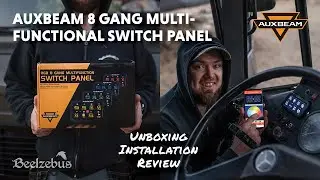 Auxbeam Switch Panel - Unboxing, Detailed Installation, Review (Mercedes 508D)
