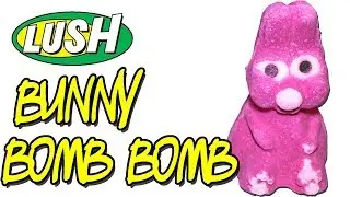 LUSH - BUNNY BOMB BOMB Bath Bomb - Spring EASTER 2019 DEMO & REVIEW Underwater View