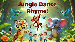 👉 Jungle Dance 🐒🌴 | Fun Animal Dance Song for Kids | Little Kids Hubb