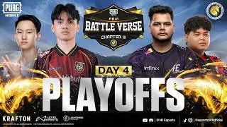 NOBAR [EN] PUBGM BATTLE VERSE ASIA CHAPTER III | PHASE 1 PLAYOFFS D4 | FT. #BTR #4T #RRQ #DRS #ASI8