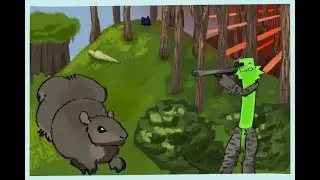Squirrel Stapler Playthrough but me and my friends talk about random stuff