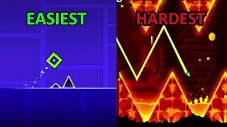Easiest and Hardest Part of Every RobTop Level