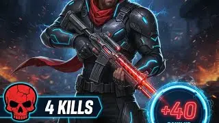 40+ Rank Match 💥 4 Kills | Calm Gameplay, Smart Moves 🔥