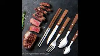 Reusable cutlery set food safe dinnerware picnic travel portable tableware