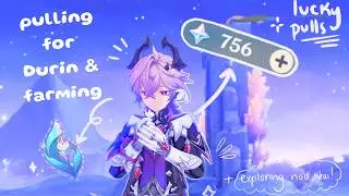 wishing on durin's banner + farming/building. ݁ ˖ ࣭ ⭑