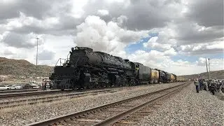 Union Pacific HD 60fps: UP Big Boy 4014 & FEF-3 844 Great Race to Ogden Chase Day 2 Preview (5/5/19)
