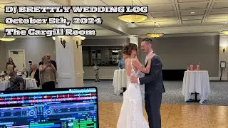 DJ Brettly Wedding Log October 5th 2024; The Cargill Room, La Crosse, WI