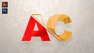 LOGO Design Tutorial: AP logo design idea in adobe illustrator and adobe photoshop