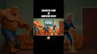 Fantastic Four in Simpsons intro. #fantasticfour