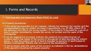 REAL PROPERTY ASSESSMENT RECORDS MANAGEMENT Part 1