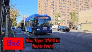 New Flyer XN60 1055 on the Bx6 Local