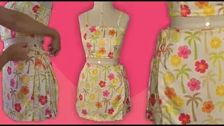 COMO FAZER SHORTS SAIA FRENTE E COSTAS | MODELAGEM SIMPLES