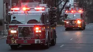 FDNY Engine 54 & Ladder 4 Respond to a Class 3 Automatic Alarm.