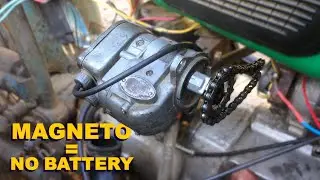 I Installed a Magneto from a Tractor Starter-Engine on my Soviet Boxer Motorcycle.