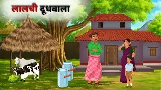 🥛😱थोड़ा पानी मिलाया और पूरी पंचायत हिल गई! 😔 || moral story | hindi kahaniya | lalchi dudhwala story