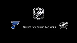NHL Game 1 STL vs CBJ Loss 4-1
