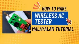 AC Tester | PCB | Tutorial | Wireless AC Detector DIY