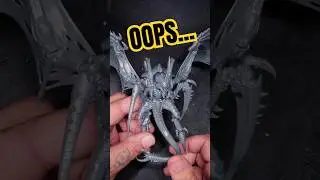 Это был Тиран Улья, это была ОШИБКА #warhammerpainting #тираниды #warhammer40k #40k #космодесантники