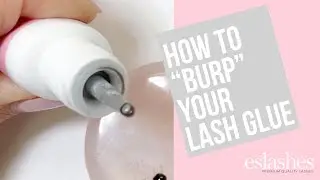 Как отрыгнуть профессиональный клей для наращивания ресниц