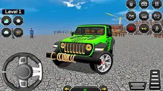 Симулятор вождения внедорожника 4x4: Игра №76 &laquo;Внедорожное вождение джипа 4x4&raquo;! Геймплей на Android.