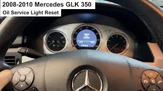 2008-2015 Mercedes GLK350 Oil Service Light Reset