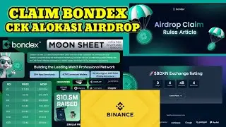 BONDEX LISTING CARA CEK ALOKASI DAN CLAIM AIRDROP Simak Sampai Akhir !!!!!