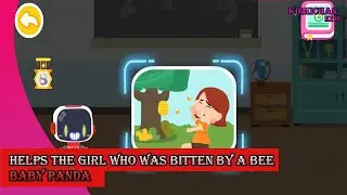 Guardian Robot Help The Girl Who Was Bitten By A Bee | First Aid Tips 4K | Baby Panda | Babybus Game