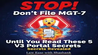 🚨Стой! Не отправляйте MGT-7, пока не прочтете эти 5 секретов портала V3 🚨 #MCAV3 #mca #annualretu...