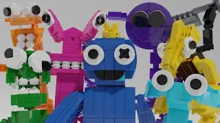 ALL LEGO RAINBOW FRIENDS, BUT BIGGER! (HOW TO BUILD)