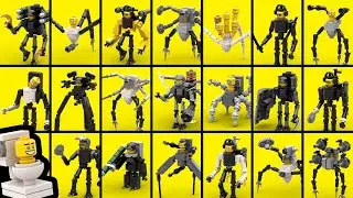 LEGO Skibidi Toilet: All Mutant and Strider Toilets
