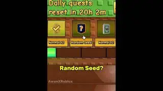 Random seed?  #roblox #growagarden