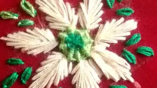 Beautiful flower, #embroidrey#thread embroidery design,