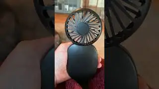 Ijoy hand held rechargeable fan and expandable phone stand combo from Walmart