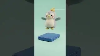 Cute Penguin Gym Fail 🤣🤸&zwj;♂️ #kidsanimation #cute #lumiworld #animation
