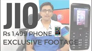 📲 Rs 1,499 LYF JIO Feature Phone Demo with LIVE TV Exclusive Footage