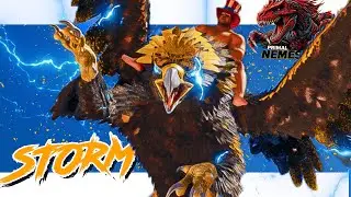 O DIA MAIS ABSURDO, DOMEI UM STORM GRIFFIN MUITO INSANO!!! Ep.8:Ark Primal Nemesis