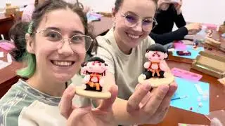南非斯坦陵布什大学孔子学院的学生体验“非遗面塑”