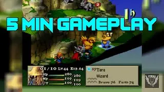 5 Minute Gameplay: Final Fantasy Tactics (Ps1, 1997 - 1998)