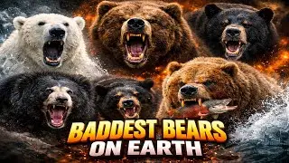 Baddest Bears Compilation video. Kodiak Brown Bears, Grizzly Bear, Polar Bear, Black Bear, Bear