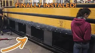 Installing Our Underbay Walls!  Skoolie Build Series