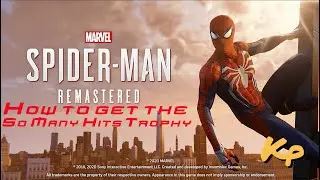 Marvel's Spider-man - So Many hits Trophy - An easy way to achieve a combo of 100