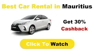✅ Best Car Rental in Mauritius | Get 30% Cashback