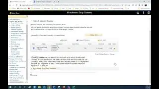 How to Drop/Withdraw from classes