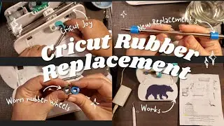 Cricut Joy Rubber Roller Replacement using MXDs' EBay 3D printed Replacement Parts #cricut #rubber